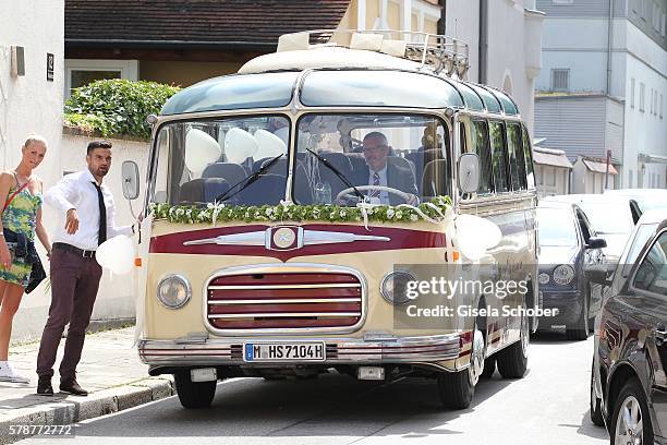 General view during the wedding of Mario Gomez and Carina Wanzung on July 22, 2016 in Munich, Germany.