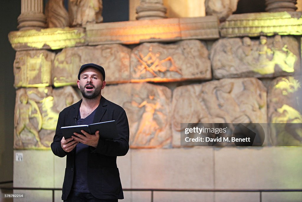 Anatol Yusef Reads "Poets, Warriors" By Gabriele Tinti At The British Museum