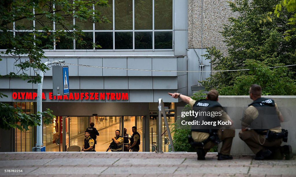 Deaths Reported In Shooting at Munich Shopping Centre