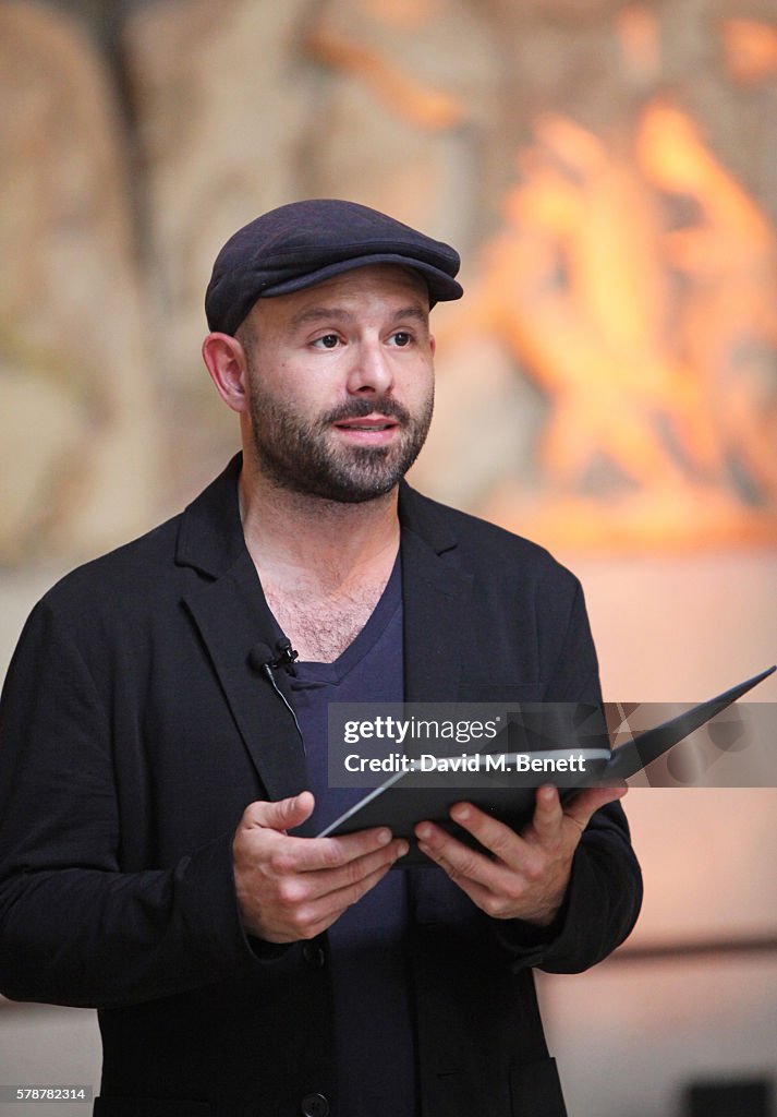 Anatol Yusef Reads "Poets, Warriors" By Gabriele Tinti At The British Museum