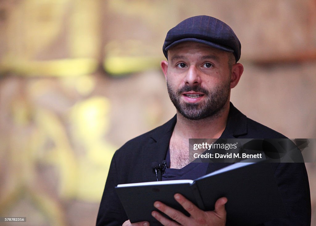 Anatol Yusef Reads "Poets, Warriors" By Gabriele Tinti At The British Museum