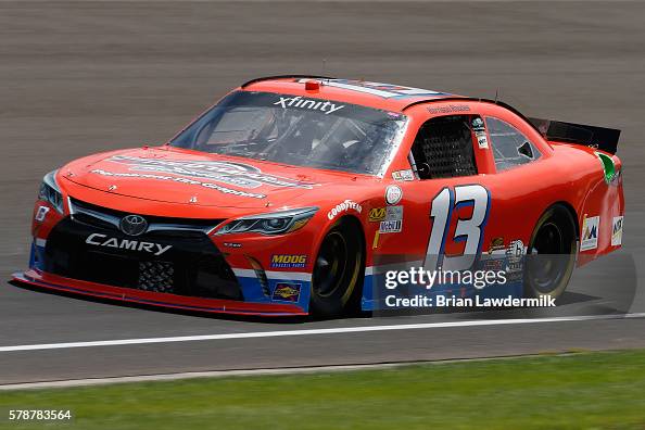 Harrison Rhodes Racing Harrison Rhodes, driver of the Master Properties Toyota, practices ...