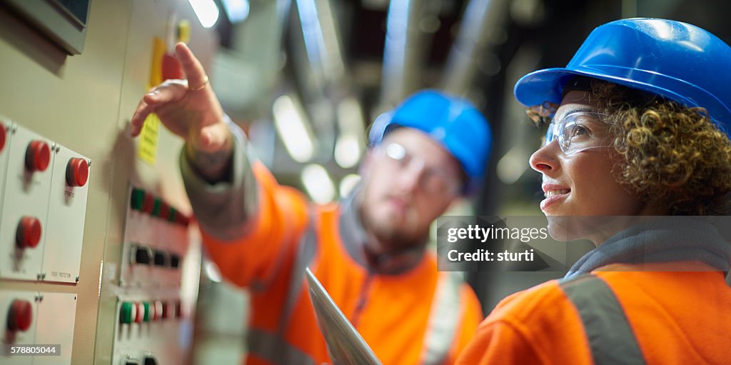 Teamwork in the boiler room