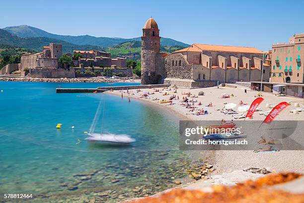 horizonte de collioure, frança - occitanie - fotografias e filmes do acervo