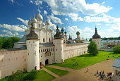 The Kremlin in Rostov the Great. Gold ring of Russia.