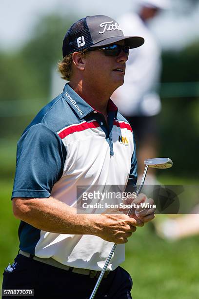 Charley Hoffman during the final round of the Quicken Loans National at Congressional Country Club in Bethesda, MD.