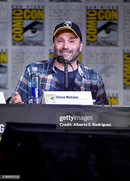 Writer/producer Steven Molaro attends the Inside "The Big Bang Theory" Writers' Room during Comic-Con International 2016 at San Diego Convention...