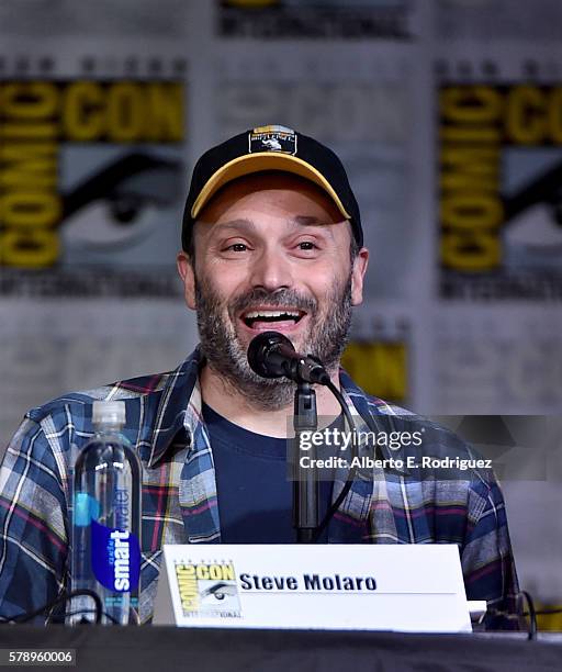 Writer/producer Steven Molaro attends the Inside "The Big Bang Theory" Writers' Room during Comic-Con International 2016 at San Diego Convention...