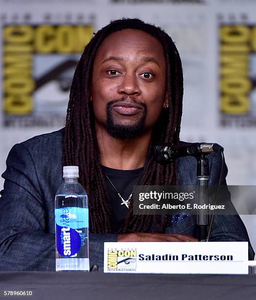 Writer Saladin K. Patterson attends the Inside "The Big Bang Theory" Writers' Room during Comic-Con International 2016 at San Diego Convention Center...