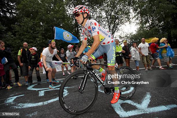 Rafal Majka of Poland riding for Tinkoff rides during stage ninteen of the 2016 Le Tour de France, a 146km stage from Albertville to Saint Gervais...