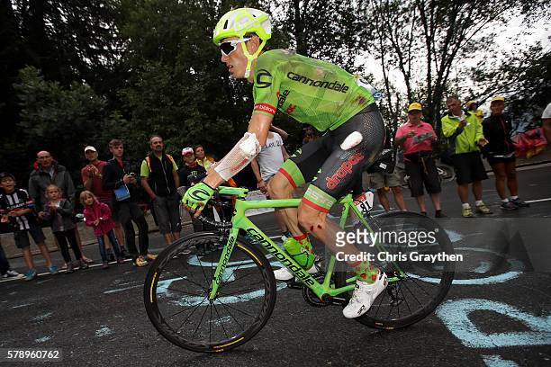 Pierre Rolland of France riding for Cannondale Drapac Team rides during stage ninteen of the 2016 Le Tour de France, a 146km stage from Albertville...