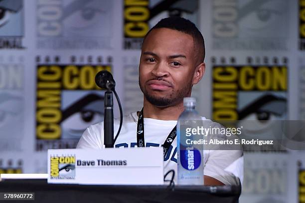 Actor Eugene Byrd attends the "Bones" panel during Comic-Con International 2016 at San Diego Convention Center on July 22, 2016 in San Diego,...