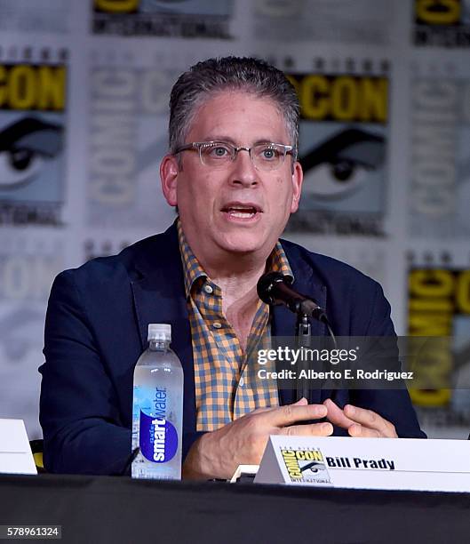 Writer/producer Bill Prady attends the Inside "The Big Bang Theory" Writers' Room during Comic-Con International 2016 at San Diego Convention Center...