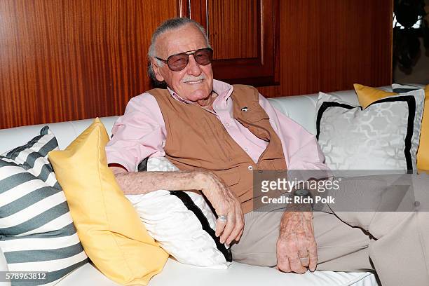 Writer Stan Lee attends the IMDb Yacht at San Diego Comic-Con 2016: Day Two at The IMDb Yacht on July 22, 2016 in San Diego, California.