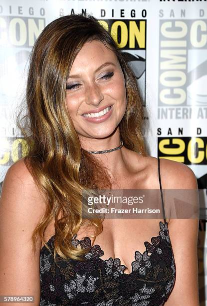 Actress Aly Michalka attends "iZombie" Press Line during Comic-Con International 2016 at Hilton Bayfront on July 22, 2016 in San Diego, California.