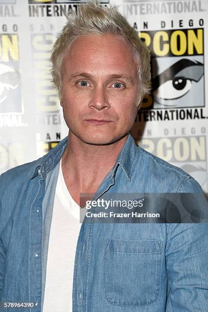 Actor David Anders attends "iZombie" Press Line during Comic-Con International 2016 at Hilton Bayfront on July 22, 2016 in San Diego, California.