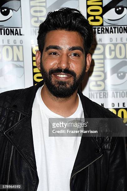 Actor Rahul Kohli attends "iZombie" Press Line during Comic-Con International 2016 at Hilton Bayfront on July 22, 2016 in San Diego, California.