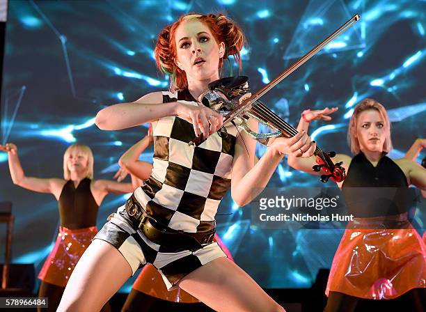 Lindsey Stirling performs onstage at the 2016 Panorama NYC Festival - Day 1 at Randall's Island on July 22, 2016 in New York City.