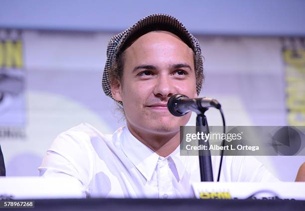 Actor Frank Dillane attends AMC's "Fear The Walking Dead" Panel during Comic-Con International 2016 at San Diego Convention Center on July 22, 2016...