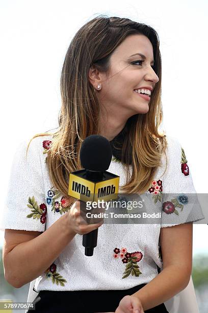 Actress Masiela Lusha of Sharknado attends the IMDb Yacht at San Diego Comic-Con 2016: Day Two at The IMDb Yacht on July 22, 2016 in San Diego,...