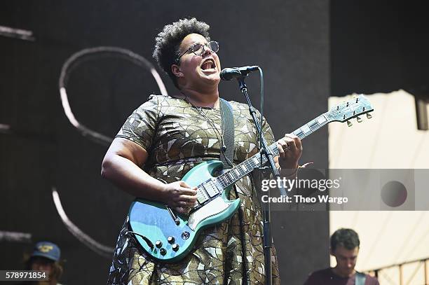 Brittany Howard of the Alabama Shakes performs onstage at the 2016 Panorama NYC Festival - Day 1 at Randall's Island on July 22, 2016 in New York...