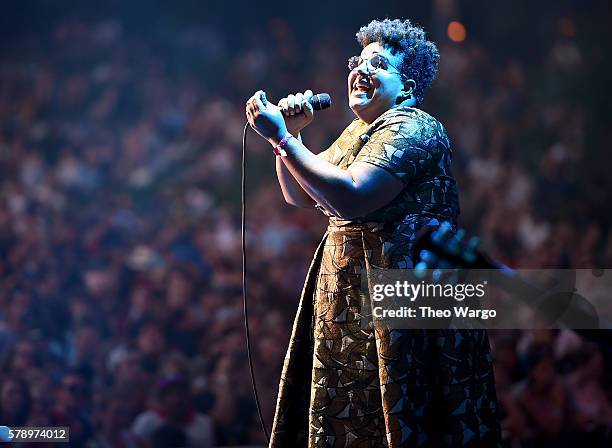 Brittany Howard of the Alabama Shakes performs onstage at the 2016 Panorama NYC Festival - Day 1 at Randall's Island on July 22, 2016 in New York...