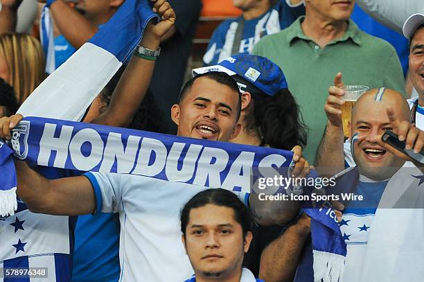 Honduras fan during the FIFA international friendly match Honduras vs Israel at BBVA Compass Stadium in Houston, TX.