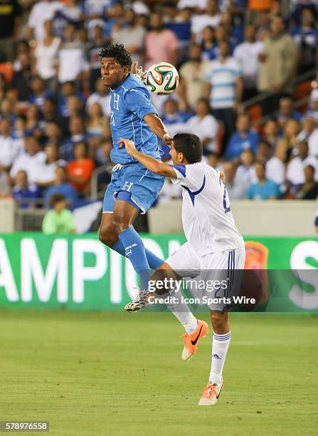 Honduras player during the FIFA International friendly soccer match, Honduras vs Israel at BBVA Compass Stadium in Houston, TX.