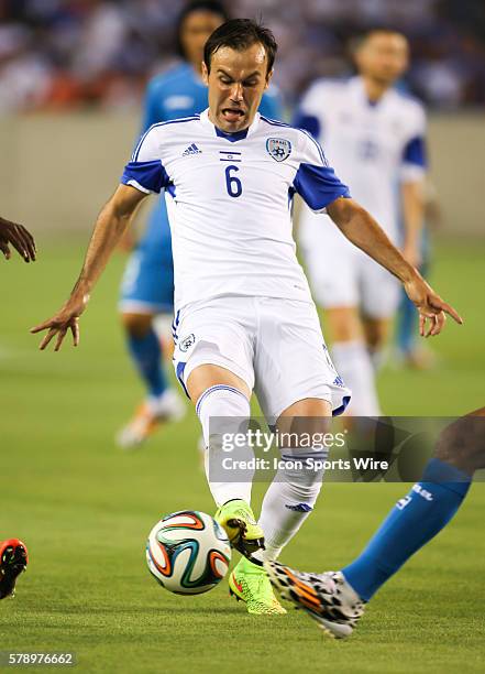 Israel midfielder Bibarn Natcho during the FIFA International friendly soccer match, Honduras vs Israel at BBVA Compass Stadium in Houston, TX.