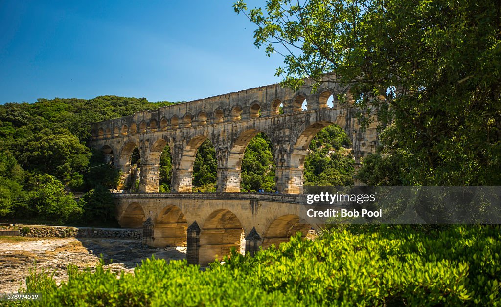 The Pont du Gard, Roman aqueduct