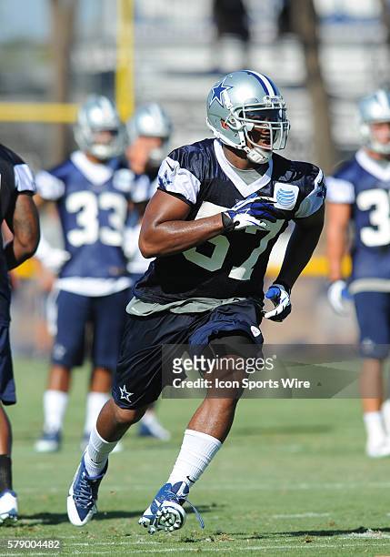 Cowboys DeVonte Holloman during the Dallas Cowboys Training Camp at the River Ridge Playing Fields in Oxnard, CA.