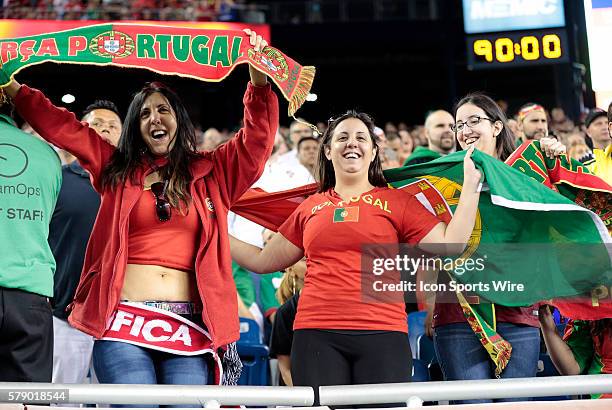 Fans go crazy with the stoppage time goal from Portugal's Bruno Alves . The men's national team of Portugal defeated the men's national team of...