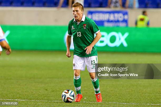 Bolivian National Soccer Team midfielder Alejandro Chumacero during the second half of the 2014 Road to Brazil game between the Bolivian National...