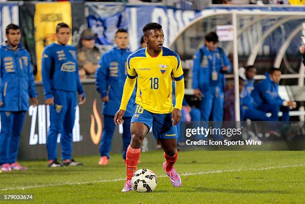 Ecuador's Jonathan Gonzalez . The Men's National Team of the United States and the Men's National Team of Ecuador played to a 1-1 draw in an...