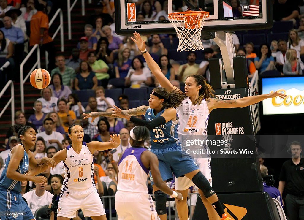 WNBA: SEP 02 Western Conference Finals - Lynx at Mercury - Game 3
