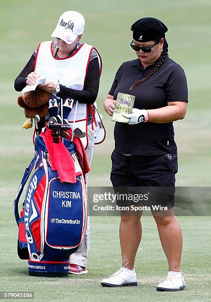 Christina Kim on the 9th fairway during the second round of the North Texas LPGA Shootout played at Las Colinas Country Club in Irving, TX.