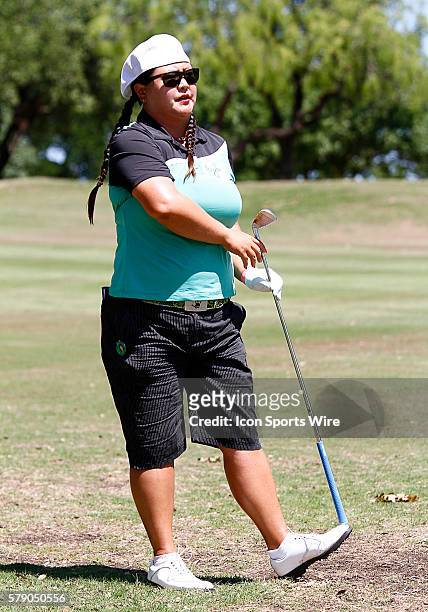 Christina Kim after 2nd shot on during the third round of the North Texas LPGA Shootout played at Las Colinas Country Club in Irving, TX.