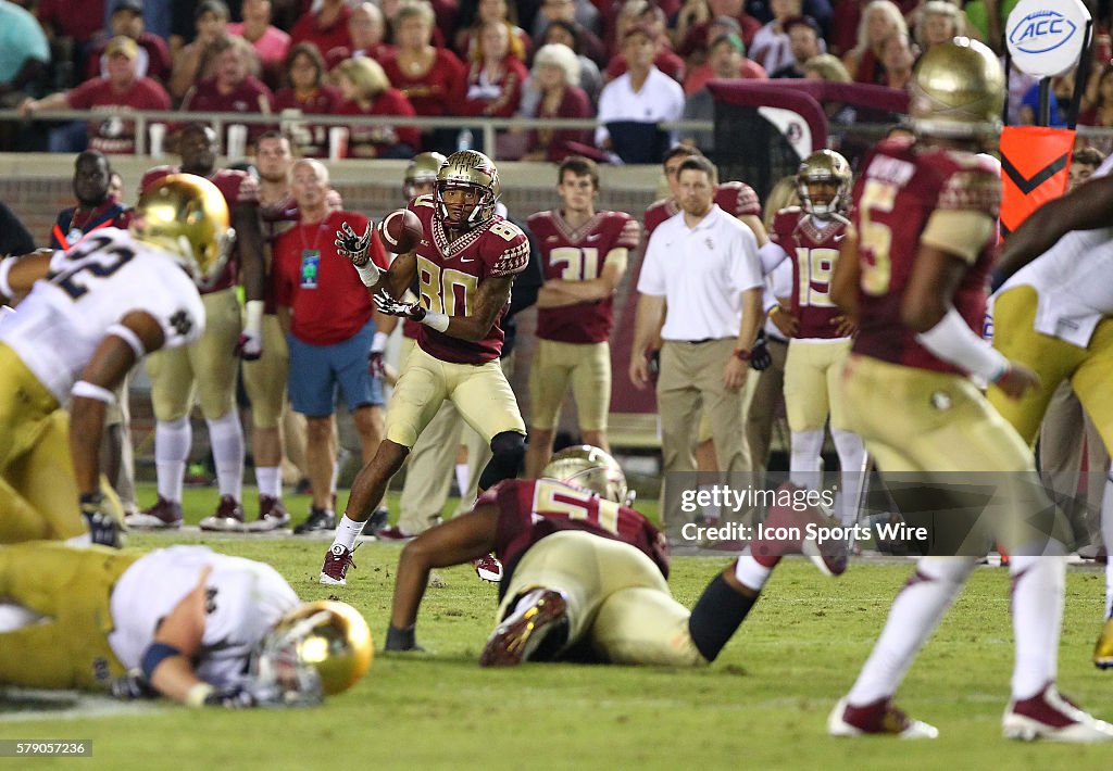 NCAA FOOTBALL: OCT 18 Notre Dame at Florida State