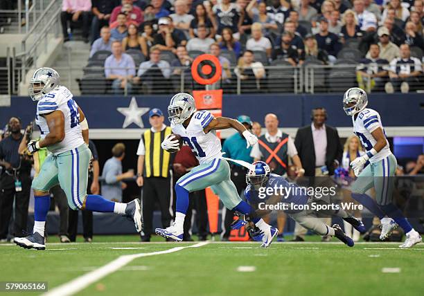 Dallas Cowboys Running Back Joseph Randle [18812] during an NFL game between the New York Giants and the Dallas Cowboys at AT&T Stadium in Arlington,...