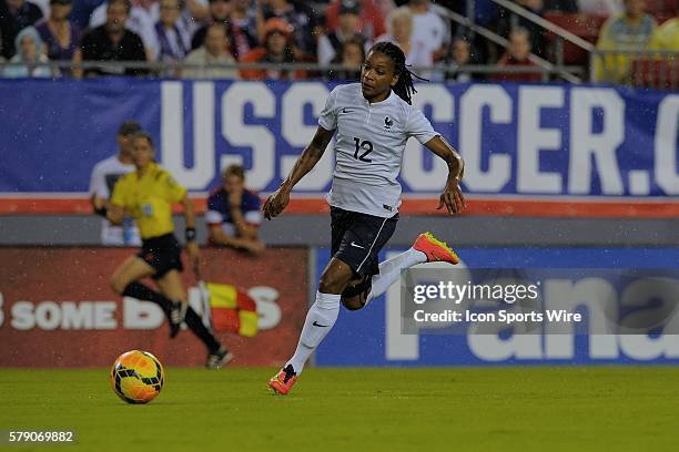 Tampa, Florida, USA, Elodie Thomis of France during USA v France friendly International soccer match at the Raymond James Stadium in Tampa, Florida.