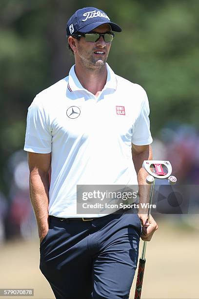 Adam Scott during match play at the U.S. Open Championship at Pinehurst No. 2 at Pinehurst Resort in Pinehurst, NC. Martin Kaymer would go on to win...