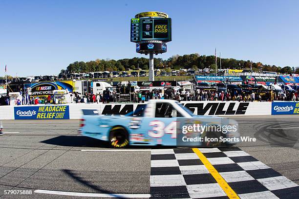 Darrell Wallace Jr, NASCAR Camping World Truck Series driver of the 2015 NASCAR Hall of Fame Inductee Wendell Scott Toyota truck during the Camping...