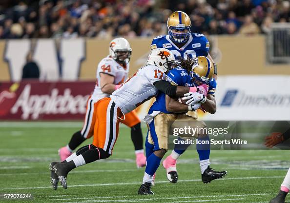 CFL: OCT 25 Lions at Blue Bombers CFL: OCT 25 Lions at Blue Bombers