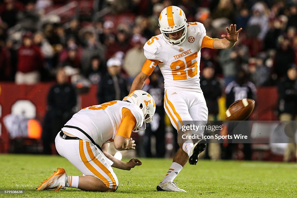 NCAA FOOTBALL: NOV 01 Tennessee at South Carolina