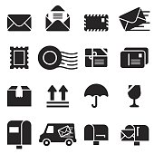 Mail Icons [Black Edition]
