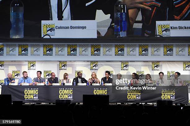 Writer/producers Dave Erickson and Robert Kirkman, producer David Alpert, producer/director Greg Nicotero, producer Gale Anne Hurd, actors Colman...