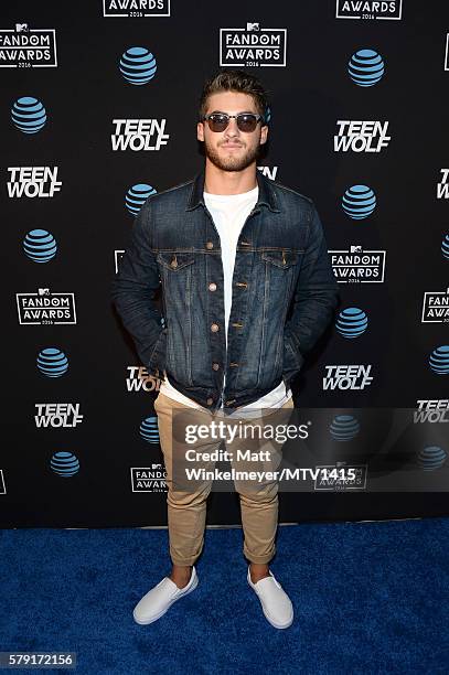 Actor Cody Christian attends the MTV Fandom Awards San Diego AT&T Post-Party featuring Teen Wolf Cast at PETCO Park on July 22, 2016 in San Diego,...