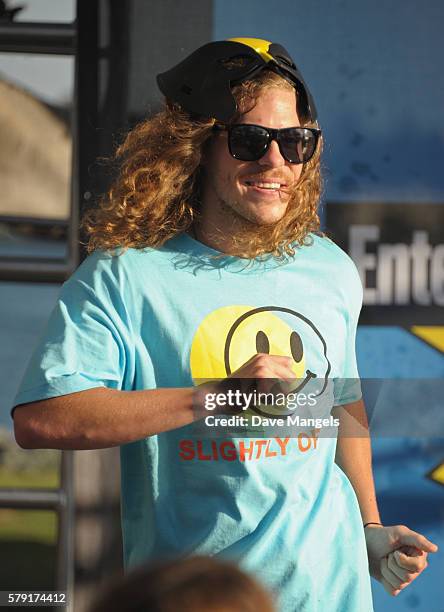 Comedian Blake Anderson DJ's at the Entertainment Weekly Con-X at Embarcadero Marina Park North on July 22, 2016 in San Diego, California.