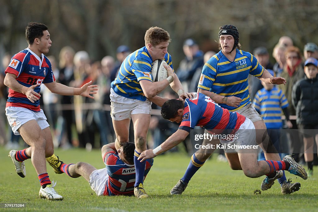 Hawkins Division 1 Trophy Semi Final: Lincoln University v Sydenham RC