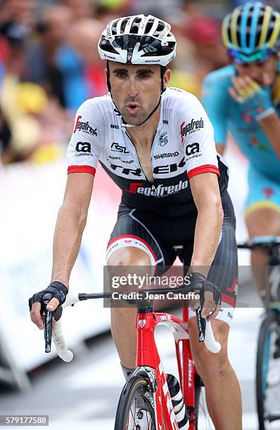 Haimar Zubeldia of Spain and Trek-Segafredo crosses the finish line of stage 19 of the Tour de France 2016, a stage between Albertville and Saint...